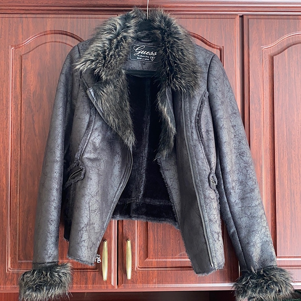 Guess Faux Fur Jacket